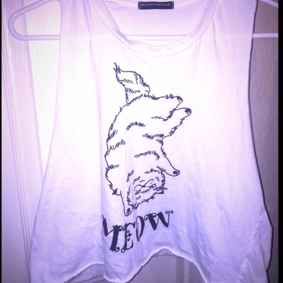 BRANDY MELVILLE ‘Meow’ Crop Top - Picture 3 of 3